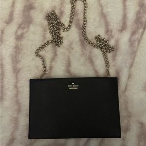 Clutch size black bag
